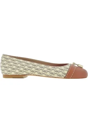 Carolina Herrera Ballerinas, female, , 2 UK, Traveller Caracas Canvas Ballerinas