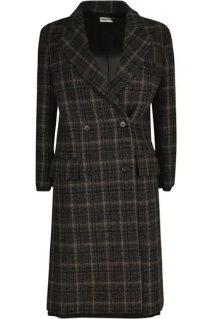 Miu Miu Double-Breasted Coats, female, , S, Double-Breasted Coat