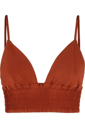 FEDERICA TOSI Sleeveless Tops, female, , S, Knitted Crop Top with Thin Straps