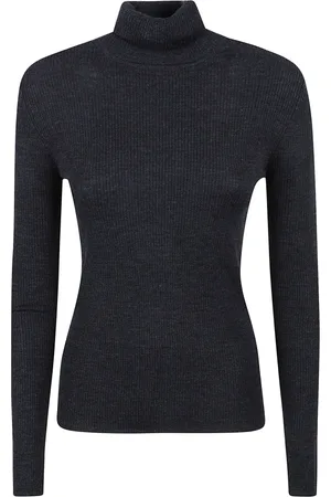P.A.R.O.S.H. Turtlenecks, female, , XS, Cozy Grey Ribbed Jumper