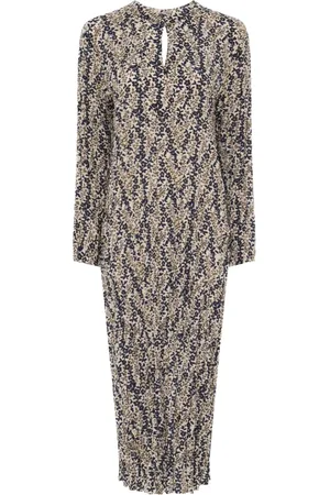 Heartmade Midi Dresses, female, , L, Floral Print Dress with Twist Detail