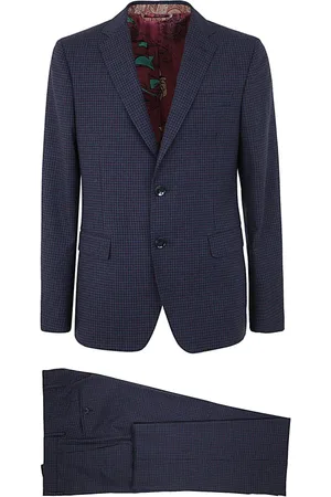 Etro Single Breasted Suits, male, , XL, Single Breasted Suit
