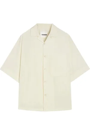 Jil Sander Short Sleeve Shirts, male, , XL, Cotton Short Sleeve Shirt