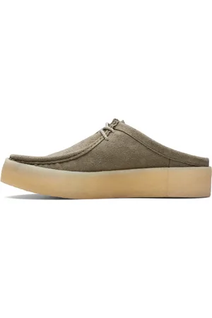 Clarks Sneakers, male, , 8 UK, Wallabee Cup Lo Olive