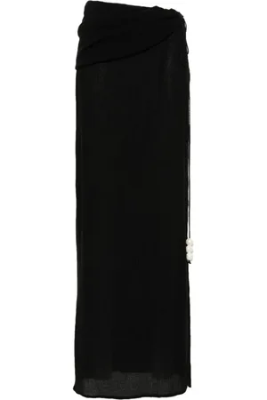 MAGDA BUTRYM Maxi Skirts, female, , S, Asymmetrical pearl maxi skirt