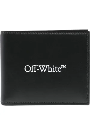 OFF-WHITE Wallets & Cardholders, male, , ONE SIZE, Bookish Bifold Leather Wallet