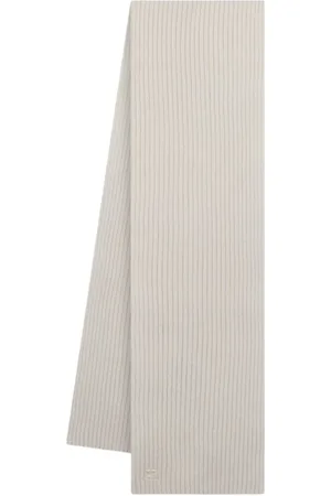 Courrèges Winter Scarves, male, , ONE SIZE, Ribbed Wool Scarf