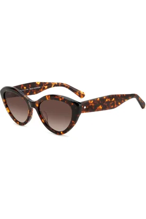 Kate Spade Sunglasses, female, , 55 MM, Juni/G/S Sunglasses in Havana/Brown Shaded