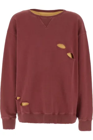 Maison Margiela Distressed Layered Cotton Sweatshirt