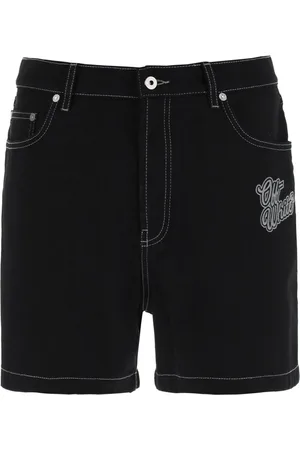 OFF-WHITE Denim Shorts, male, , W31, Denim Bermuda Shorts With 90