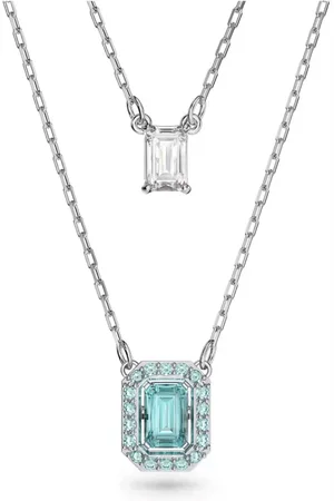 Swarovski Necklaces, female, , ONE SIZE, Octagon Pendant Necklace