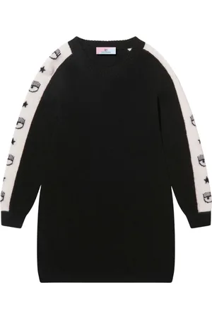 Chiara Ferragni Dresses, female, , 6 Y, Logomania Knitted Dress