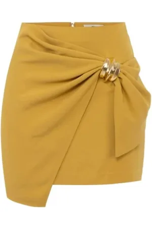 Elisabetta Franchi Short Skirts, female, , S, Wrap Mini Skirt with Bow