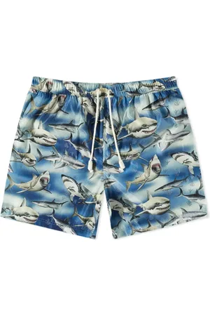 Palm Angels Shark Logo Swim Shorts