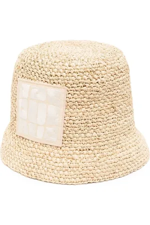 Jacquemus Hats, unisex, , 56 CM, Ficiu Bucket Cap with Front Logo