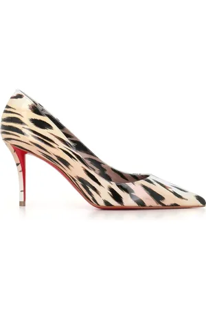 Christian Louboutin Leopard Print Heeled Pumps