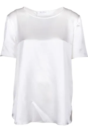 Max Mara T-Shirts, female, , S, Silk Short Sleeve Blouse