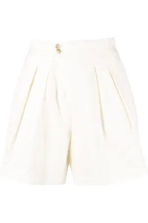 FORTE FORTE Short Shorts, female, , L, Linen Cotton Blend Casual Shorts