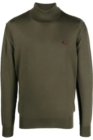 Etro Turtlenecks, male, , M, Wool Turtleneck Sweatshirt