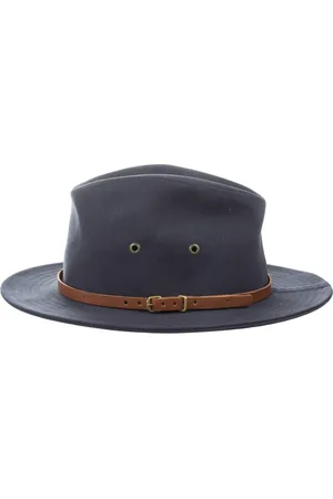 ELEVENTY Hats, male, , ONE SIZE, Cotton Hat with Leather Band