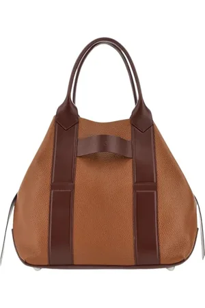 Hogan Tote Bags, female, , ONE SIZE, Medium Script Leather Shopping Bag