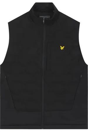Lyle & Scott Vests, male, , S, Welded Check Fleece Gilet