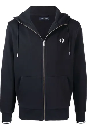 Fred Perry Zip-throughs, male, , S, Hooded Zip Through Sweatshirt