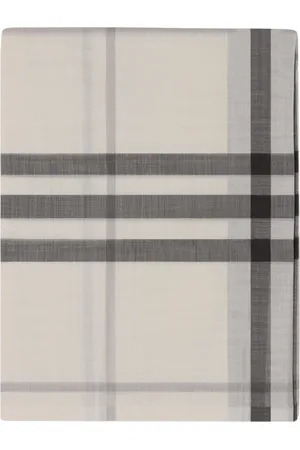 Burberry Scarves, female, , ONE SIZE, Fringed Check Scarf