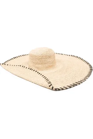 Lanvin Hats, female, , 58 CM, Raffia Woven Hat