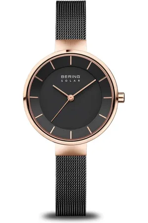 Bering Watches, female, , ONE SIZE, Solar Slim Design Milanaise Watch