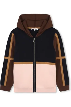 Chloé Sweatshirts, unisex, , 14 Y, Colour Block Hooded Sweatshirt
