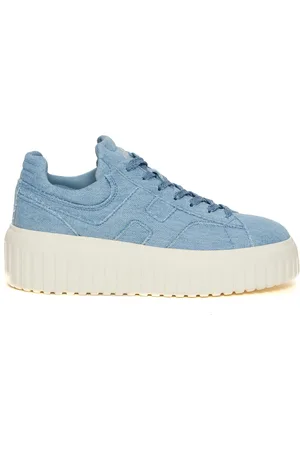 Hogan Sneakers, female, , 3 1/2 UK, H Stripes Denim Trainers