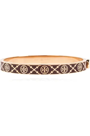 Tory Burch Bracelets, female, , M, Monogram Miller Stud Hinge Bracelet