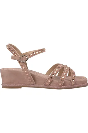Alma en Pena Wedges, female, , 8 UK, Detailed wedge sandal