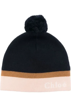 Chloé Hats & Caps, female, , M, Knitted Stripe Detail Hat