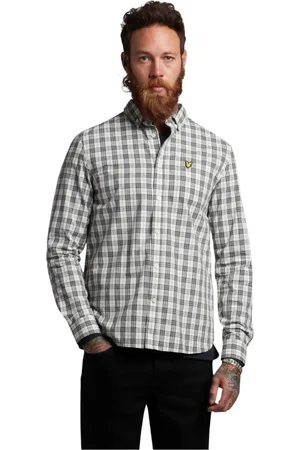 Lyle & Scott Casual Shirts, male, , XL, Check Poplin Shirt