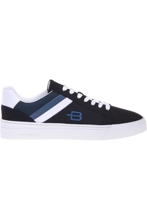 BALDININI Suede and mesh trainer
