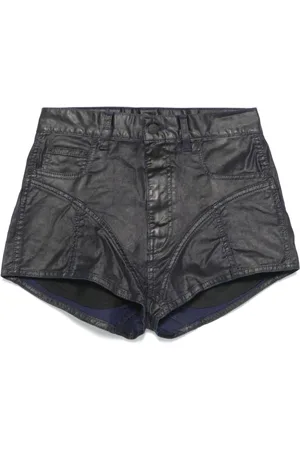MUGLER Denim Shorts, female, , W27, Midnight Denim Shorts