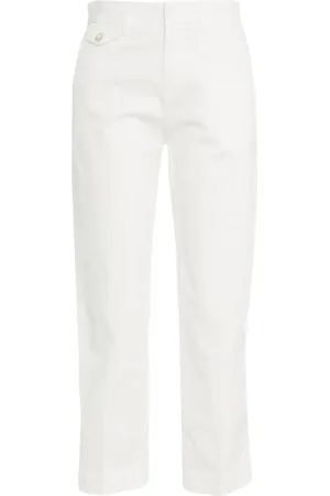 Liu Jo Chino Trousers with Rhinestone Accents