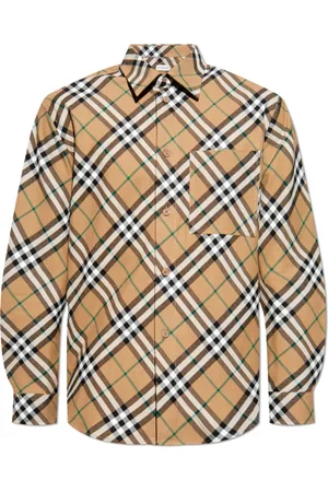 Burberry Casual Shirts, male, , S, Check Pattern Shirt