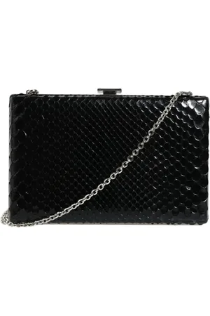Dolce & Gabbana Cross Body Bags, female, , ONE SIZE, Python Leather Crossbody Clutch Bag