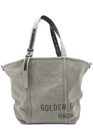 Golden Goose Tote Bags, female, , ONE SIZE, Printed Logo Top Handle Bag