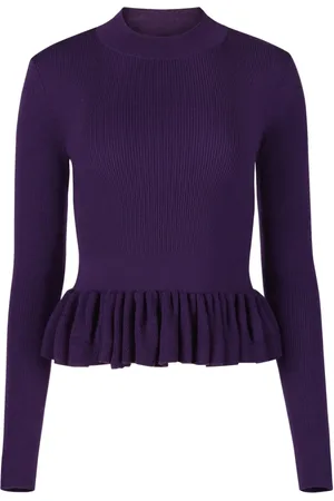 Nina Ricci Ruffle Peplum Jumper