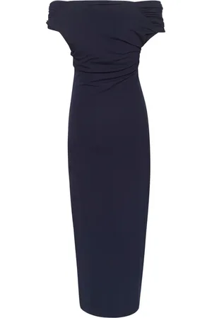 My Essential Wardrobe Elegant Off-Shoulder Draped Dress
