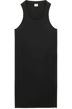 Courrèges Midi Dresses, female, , M, Holistic Twill Midi Dress
