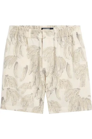 Jacquemus Casual Shorts, male, , M, Patterned Beach Shorts