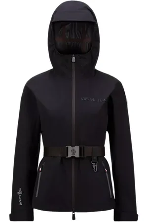 Moncler Rain Jackets, female, , M, Fex Hooded Shell Jacket