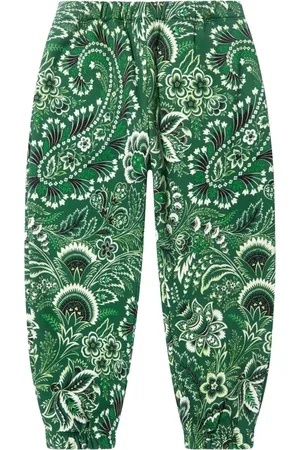 Etro Sweatpants, male, , 6 Y, Floral Paisley Joggers