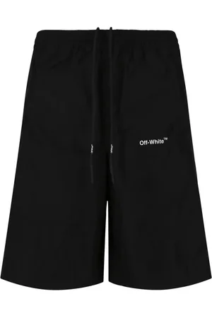 OFF-WHITE Casual Shorts, male, , M, Diag Outline Track Shorts