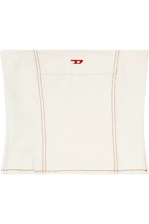 Diesel Sleeveless Tops, female, , S, De-ville Cropped Top